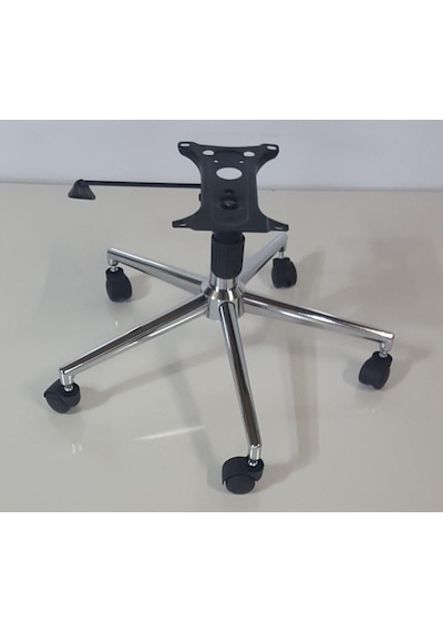 Kamusalmarket Ahtapot Yıldız Ayak+Teker+Krom Piston+Tek Kollu Mekanizma
