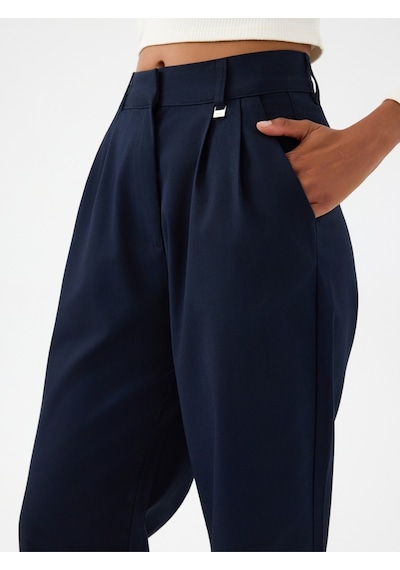 Relax Fit Kadın Pantolon Lacivert