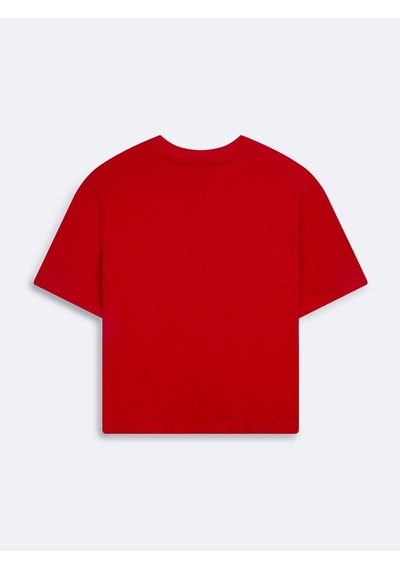 LTB Baby Tee Basic Bisiklet Yaka Kırmızı T-shırt