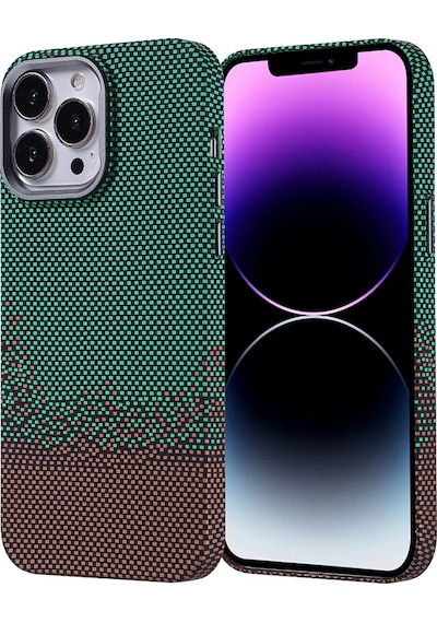 Nihcase Apple Uyumlu iPhone 14 Pro Max Kılıf Magsafe Özellikli Karbon Dizayn Nekst Kapak