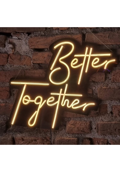 Neon Ledli Duvar Aydınlatması Better Togetter