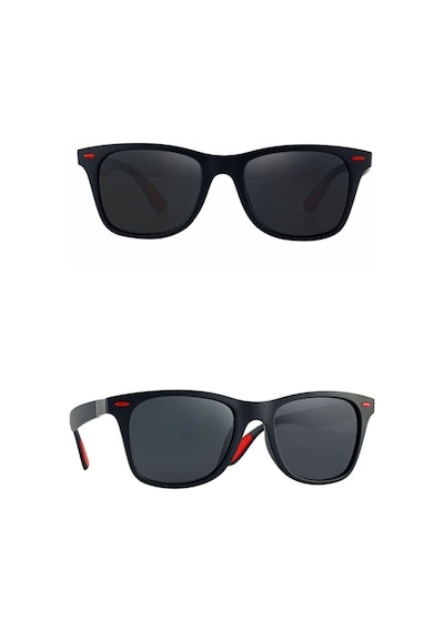 The Roomy Polarize Lens Kırmızı Çivi Detaylı Wayfarer Kadın Güneş Gözlüğü