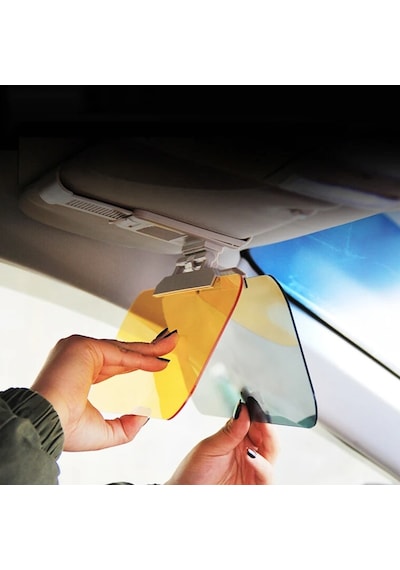 Techtic 2in1 Hd Vizör Araç İçi Güneş Işığı Önleyici Gece&GünDüz