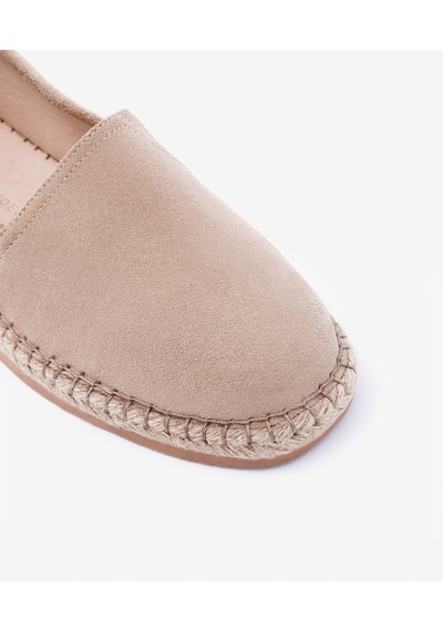 Yargıcı Jüt Tabanlı Deri Espadril 25yeay4015x 017 Bej