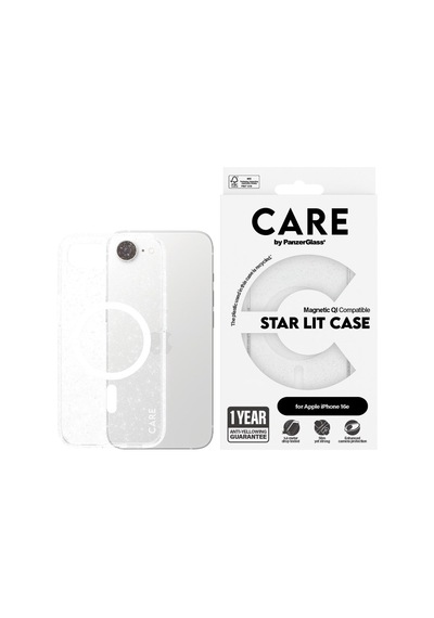 Care By Panzerglass Apple iPhone Uyumlu 16e Flagship Case Urban Combat Star Lit - Kılıf Beyaz
