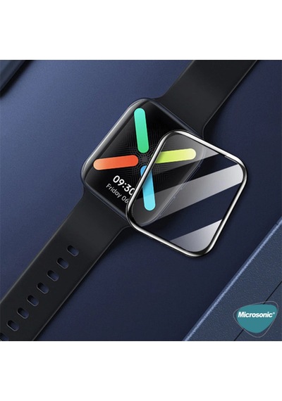 Microsonic Oppo Watch 41Mm Tam Kaplayan Cam Full Ekran Koruyucu S