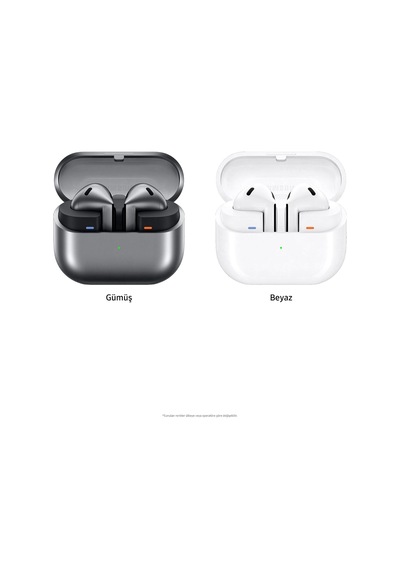 Samsung Uyumlu Galaxy Buds3, Gümüş, Kablosuz Bluetooth Kulak İçi Kulaklık, Adaptif Eq/anc Aktif Gürültü Engelleme , Hi-fi Ses, Genel