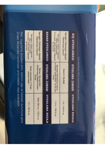 Bakırlı Gübre Çözeltisi 1 Lt.