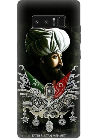 Samsung Galaxy Note 8 Uyumlu Fatih Sultan Mehmet Han Desenli Silikon Kılıf