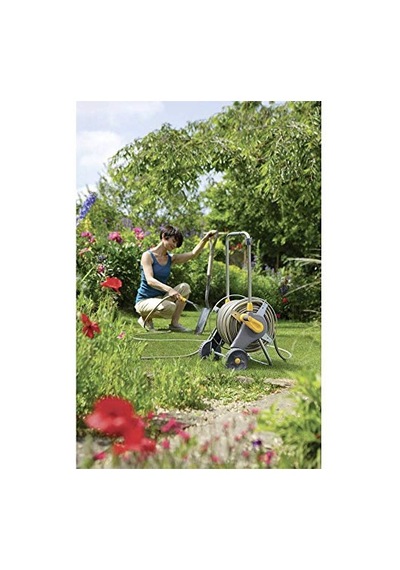 Ayrex Hozelock 2436h 30 M Hortumlu 60 M Kapasiteli Tekerlekli Metal Hortum Toplama Sarma Araba Seti