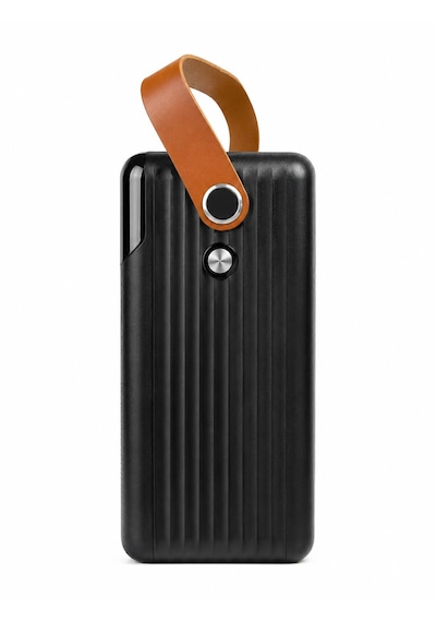 80.000mah Taşınabilir Powerbank Hızlı Şarj 3 Usb Çıkışlı Type-c Lightning Kablo Lcd Gösterge Siyah - Siyah