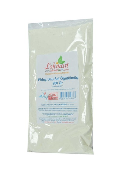 Pirinç Unu Saf Öğütülmüş 200 Gr Paket