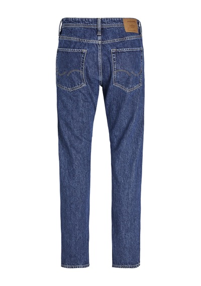 Jack & Jones Erkek Relaxed Fit Yüksek Bel Jean - Chris - 12258101 Blue Denim