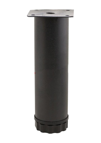 Metal 15 cm Özel Mat Siyah Boyalı Ayarlı Mobilya Koltuk Ayağı
