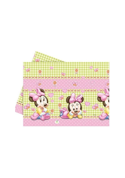 Minnie İlk Yaşım Baby Masa Örtüsü 120x180cm Pk:1 +3