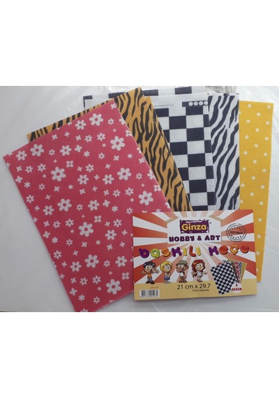 A4 Karışık Renk 10 Lu Paket Keçe