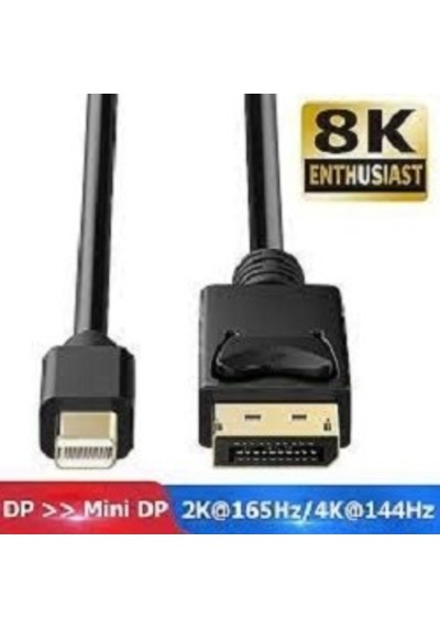 Evotech Mini Display Port To Display Port 5m Kablo Gold