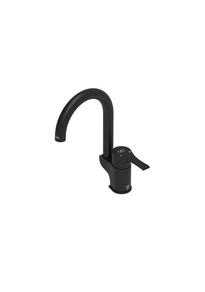 Gpd MTL65-S Atros Tek Gövde Lavabo Bataryası Siyah