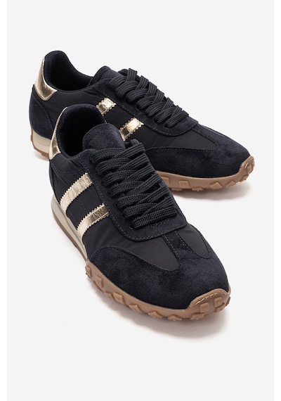Flux Lacivert Süet Kadın Günlük Sneaker