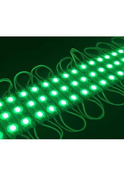 10 Adet 5 Watt Yeşil Işık Ip65 Modül Led, 10 Adet Magnetli, Çok Kaliteli Yeşil Işık Modül Led Yeşil