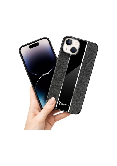 Apple İphone 14 Plus Uyumlu Kılıf Premium Deri Kılıf Siyah