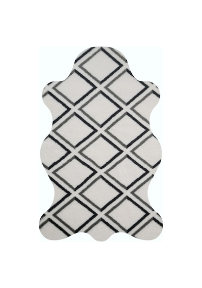 Prizma Halı Marble Peluş Halı Kare Desen - Pos Kesim