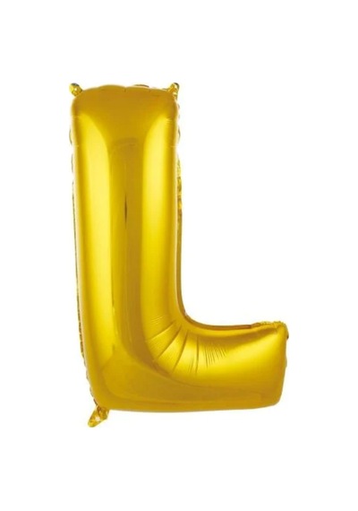 40" Folyo Harf 100cm "l" Gold / Altın Altın