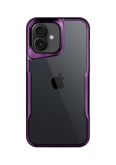 İphone 16 Kılıf Boyi Silikon Kapak - Derin Mor