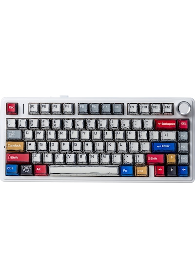 Aula F75 Mekanik Rgb Tkl Reaper Switch Kablosuz Makrolu Hot Swap Klavye Comic