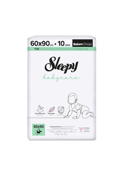 Sleepy Babycare Bebek Bakım Örtüsü 60 x 90 CM 10 Adet