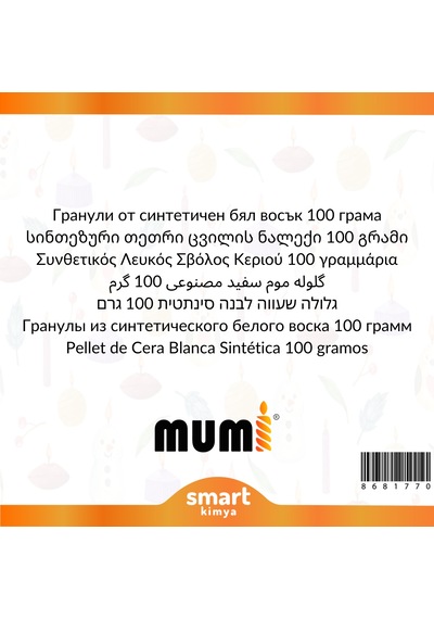 Sentetik Beyaz Balmumu Pelet Teknik Tip 100 G