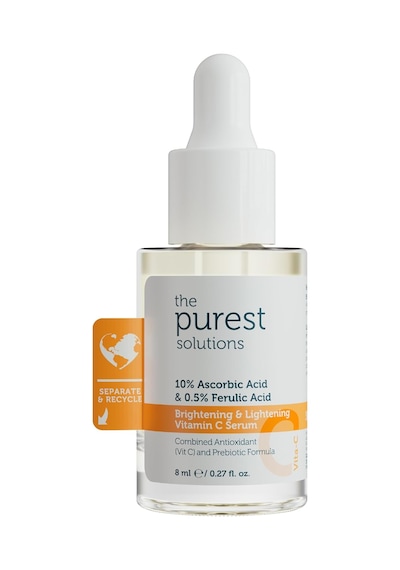 The Purest Solutions Aydınlatıcı Ve Cilt Tonu Eşitleyici C Vitamini Cilt Serumu, Seyahat Boy 8 Ml