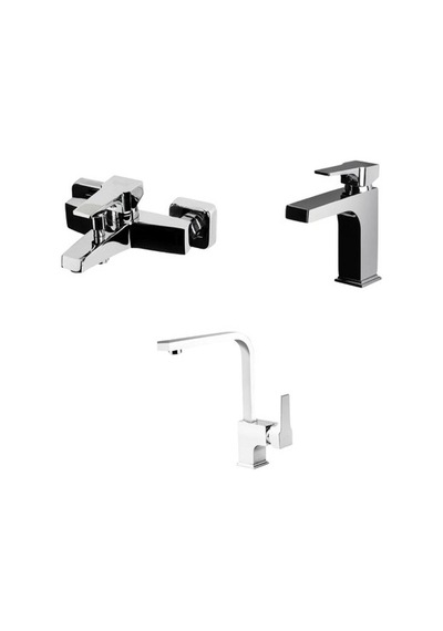 Lavabo, Banyo Ve Evye İçin Batarya Seti İle Modern Tasarım Altın