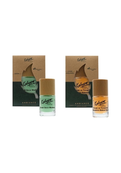 Kalyon Bitkisel Tırnak ve Tırnak Eti Bakım Serumu 11 ML + Tırnak Gece Maskesi 11 ML