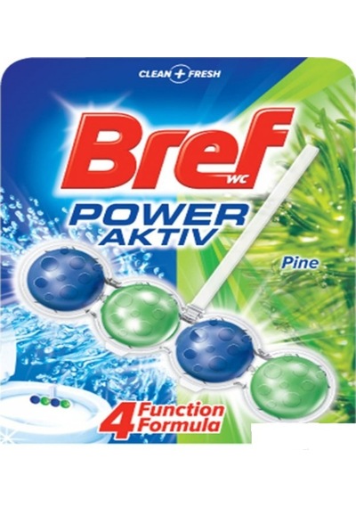 Bref Power Aktiv Wc Klozet Blok Pine 50 G