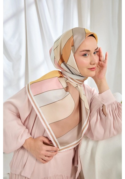 Silk Home %100 Twill İpek Eşarp S543 Pembe