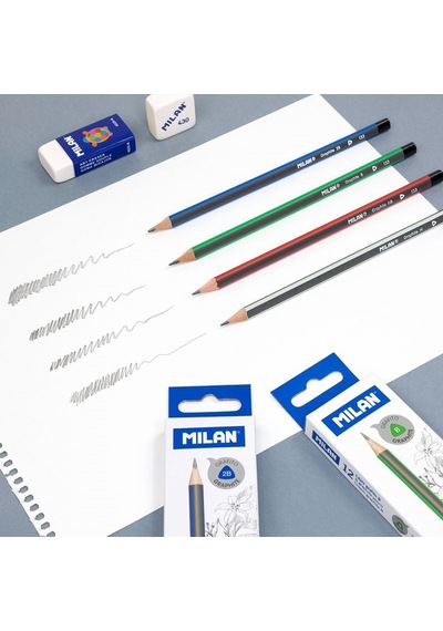 MILAN 071230312 GRAPHITE HB 133 KURŞUN KALEM 12Lİ