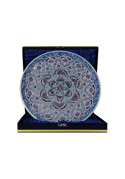 E38 El İşçiliği Çini Tabak 30 Cm - 6657
