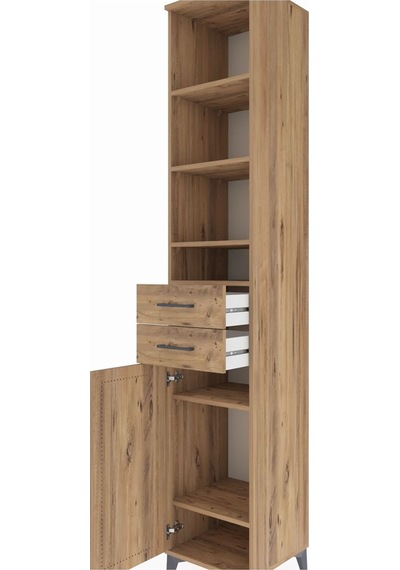 Hyperion Dolap 6 Raflı 2 Çekmeceli Tek Kapaklı 44x44x243 Çam-çam Çam Hyperion Dolap 6 Raflı 2 Çekmeceli Tek Kapaklı 44x44x243 Çam-çam Çam
