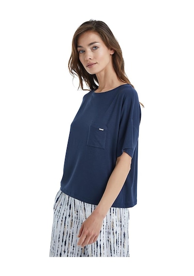 Blackspade Kadın Kısa Kol Lacivert Lenzing Micro Modal Pijama Takımı C2t7n3o15 001