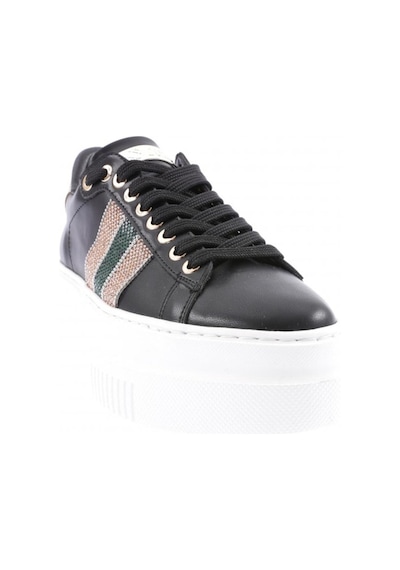 Dgn Es865-23y Kadin Kalin Silver Taşli Sneakers Ayakkabi ES865-2007-R1534 Siyah