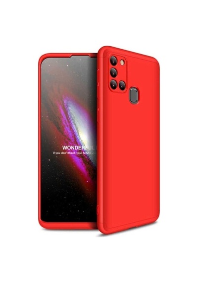 Galaxy A21s Kılıf Zore Ays Kapak Kırmızı