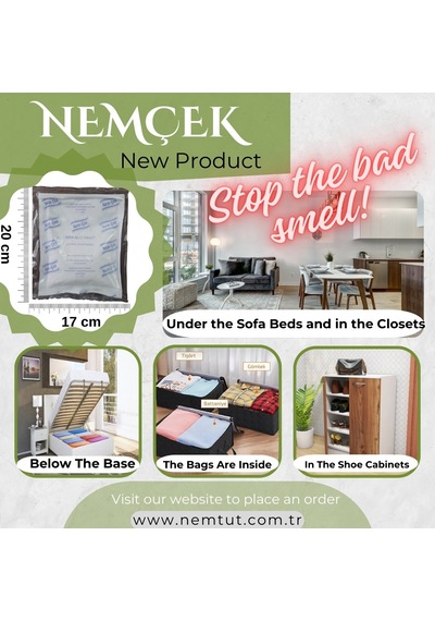 Nemçek Nem Alıcı Tutucu Rutubet Giderici Önleyici Korozyon Önleyici Koku Giderici 250 GR X (3 Paket)
