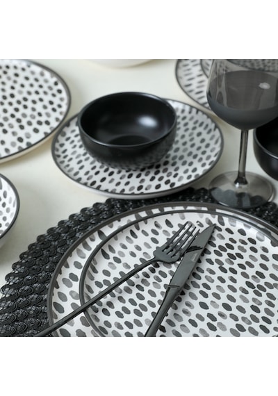 Keramika Shadow Nordic Yemek Takımı 24 Parça 6 Kişilik 21434