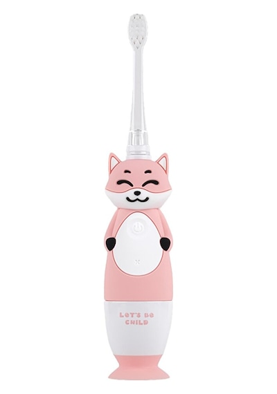Pilli Işıklı Figürlü Diş Fırçası Pembe