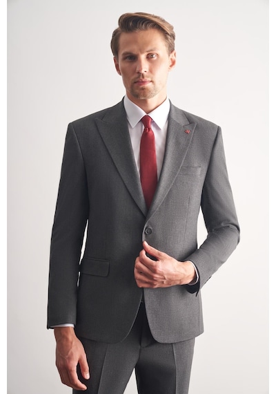 İmza Antrasit Kırlangıç Yaka Tam Astar 6 Drop Slim Fit Takım Elbise 1001255162 Antrasit İmza Antrasit Kırlangıç Yaka Tam Astar 6 Drop Slim Fit Takım Elbise 1001255162 Antrasit
