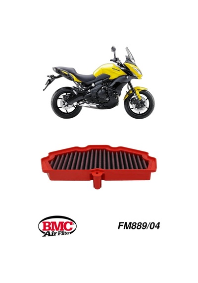 Bmc Fm889/04 Kawasaki Versys 650 2015+, Vulcan S 650 2015+, Ninja 650 2017+, Z 650 / Rs 2017+ Kutu İçi Performans Hava Filtresi