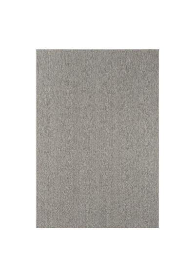 Gri Dokuma Görünümlü Modern Halı - L662grbo