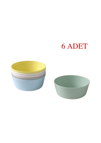 Pratik Dayanıklı Çocuklar İçin Tabak,kase,bardak,çatal,kaşık,bıçak Seti, 36 Parça Çok Renkli - 789360559 Çok Renkli