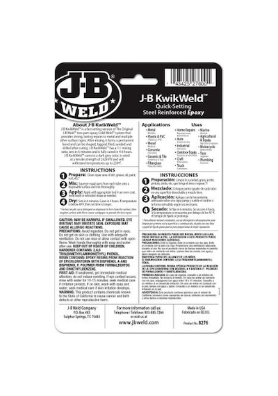 Jb Weld Kwik Weld 56Gr